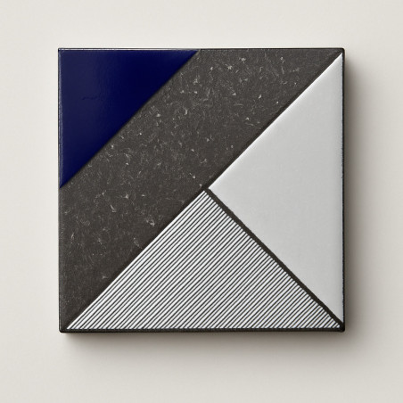 Prism Glazed Lava Stone Tiles – Etna Sicily | Geometric Volcanic Design