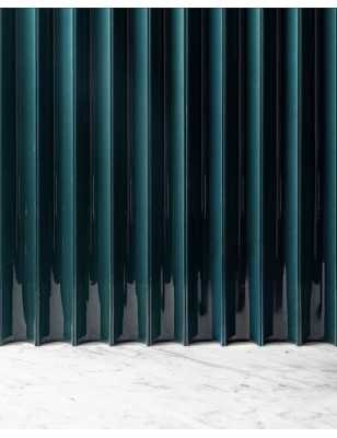 Carreaux en pierre de lave émaillée Ridges – Etna Sicile | Surface volcanique 3D cannelée