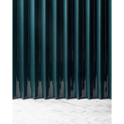 Ridges Glazed Lava Stone Tiles – Etna Sicily | Fluted 3D Volcanic Surface