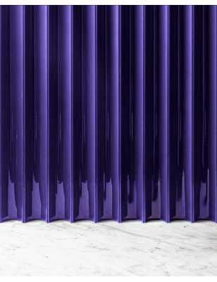 Carreaux en pierre de lave émaillée Ridges – Etna Sicile | Surface volcanique 3D cannelée