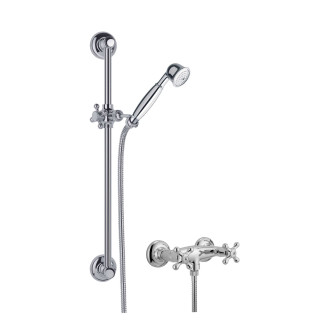 Solid brass shower mixer - 6019 + 704 Doccia Amélie