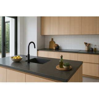 Etna Lava Stone Tabletop 2 cm – Levigata Honed, Made in Sicily