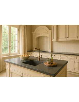 Etna Lavasten Bordplade 3 cm – Levigata Sleben, Fremstillet på Sicilien