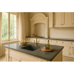 Etna Lavasten Bordsskiva 3 cm – Levigata Slipad, Tillverkad på Sicilien