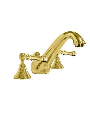 Robinet en laiton massif - 3002 Florence 3-trous | Bellistri ApS