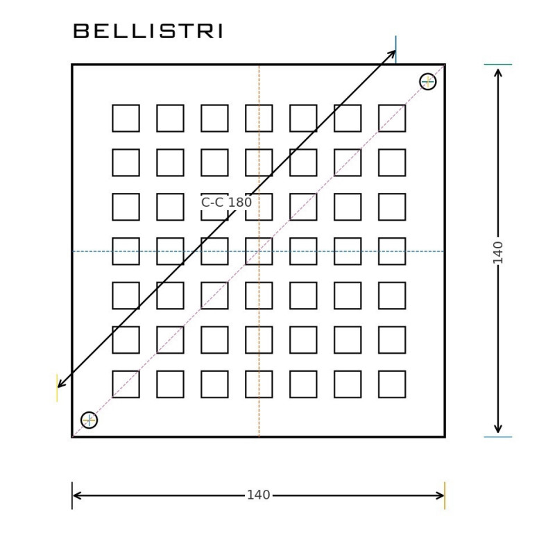Galler I Mässing För Blücher med kopparfinish