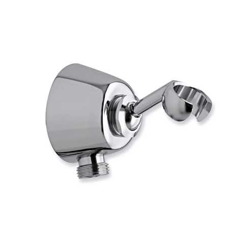 Hand shower holder with water connection