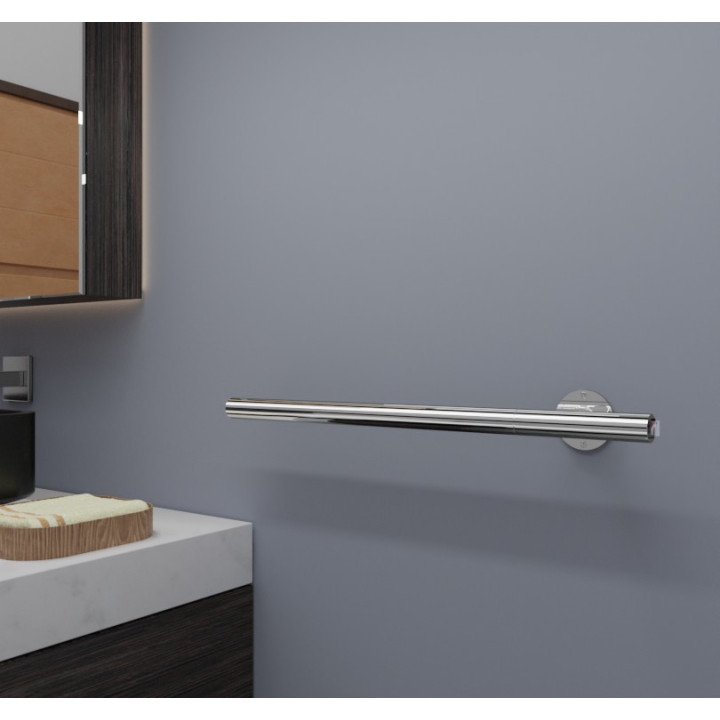Steko horizontal towel warmer – sleek in chrome