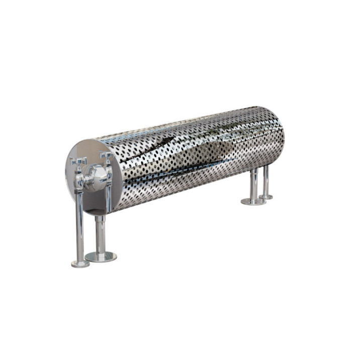 Radiatore Milwaukee - design autoportante in cromo