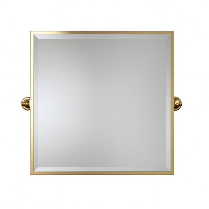 Isaac Spiegel – exklusiver Wandspiegel in Chrom, Messing, Nickel und Gold