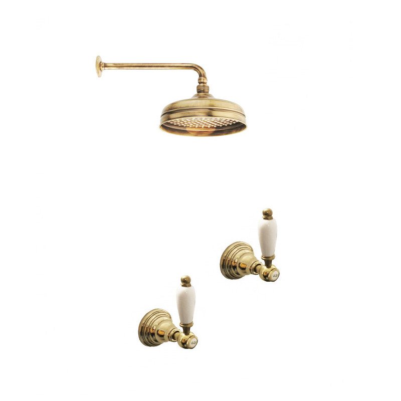 Duscharmatur aus massivem Messing - 6021 Penelope Wandmontage