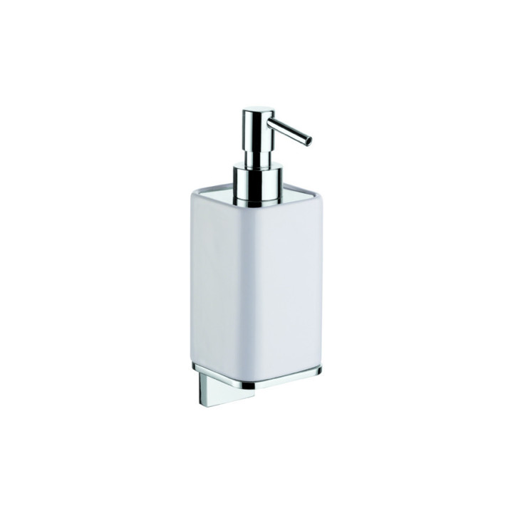 Altissima Support pour distributeur de savon en laiton chromé AT128 | Fixation murale élégante