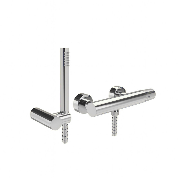 Смеситель для душа 20140 Amalfi | Настенный хромированный смеситель с ручным душем