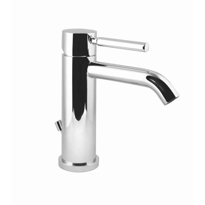 Tvättställsblandare ettgrepp – 23110 Capri | Krom, mässing, svart, nickel