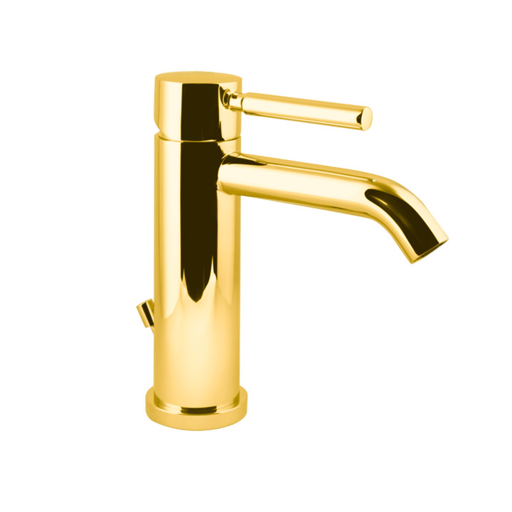 Tvättställsblandare ettgrepp – 23110 Capri | Krom, mässing, svart, nickel