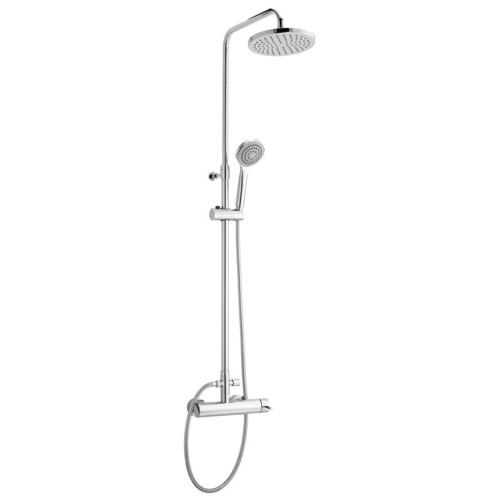 Sistema doccia 36189 Lipari | Soffione e doccetta cromati