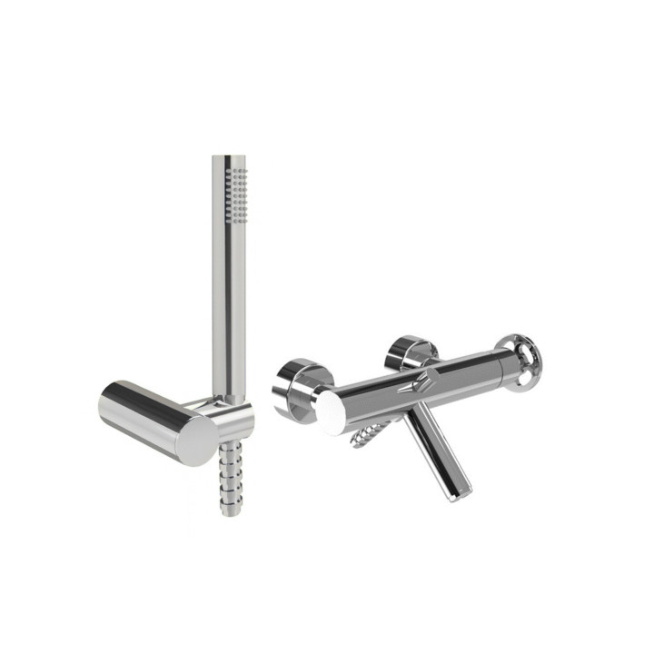 Wannen-/Brausearmatur 15100 Siena | Chrom, Messing, Schwarz, Nickel