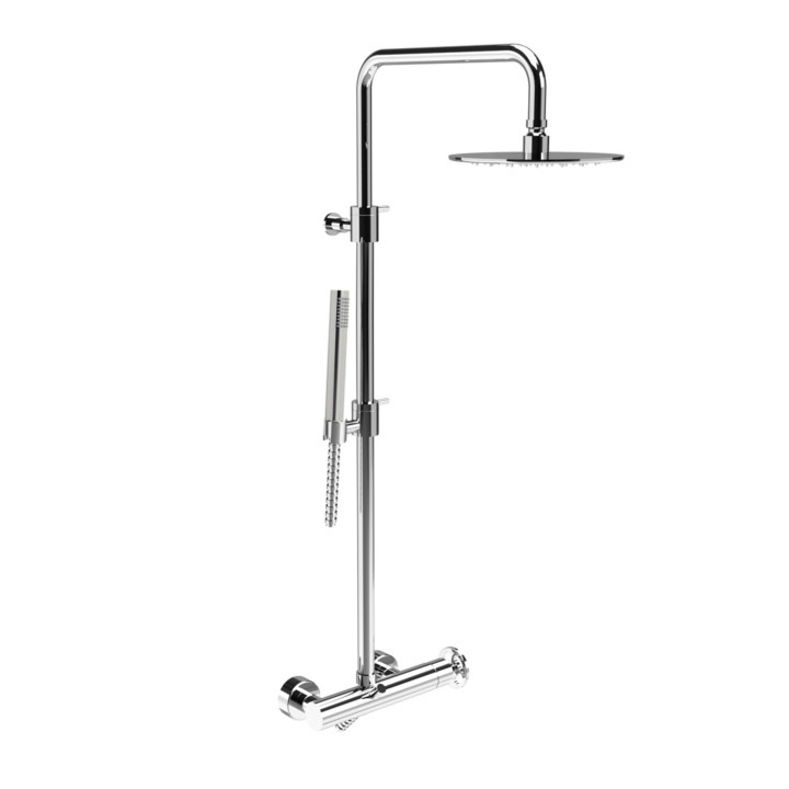 Système de douche 15186 Siena | Chrome, Laiton, Noir Mat, Nickel