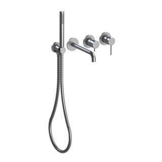 Miscelatore incasso vasca/doccia 65084 Taormina | Acciaio inox