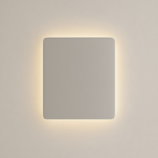 Spegel Kvadratisk bakbelyst 60 cm | LED-badrumsspegel i modern design