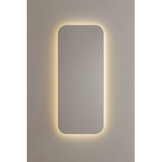 Rechteckiger, hinterleuchteter Spiegel 80 x 45 | LED-Badezimmerspiegel im modernen Design