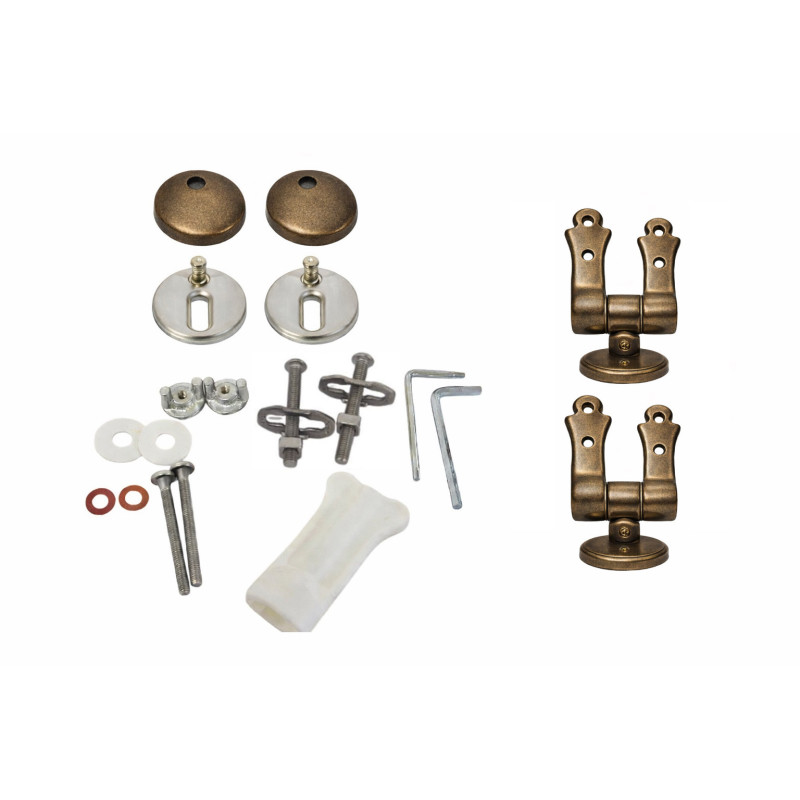 Soporte para asientos de inodoro con cierre suave Imperial Bathroom