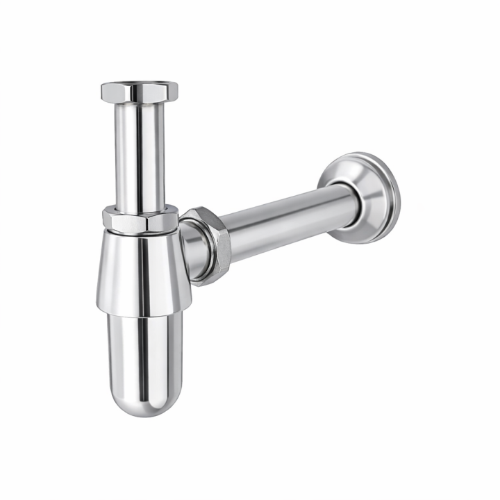 Solid Brass Bottle Trap – For Exposed Basin Installation
