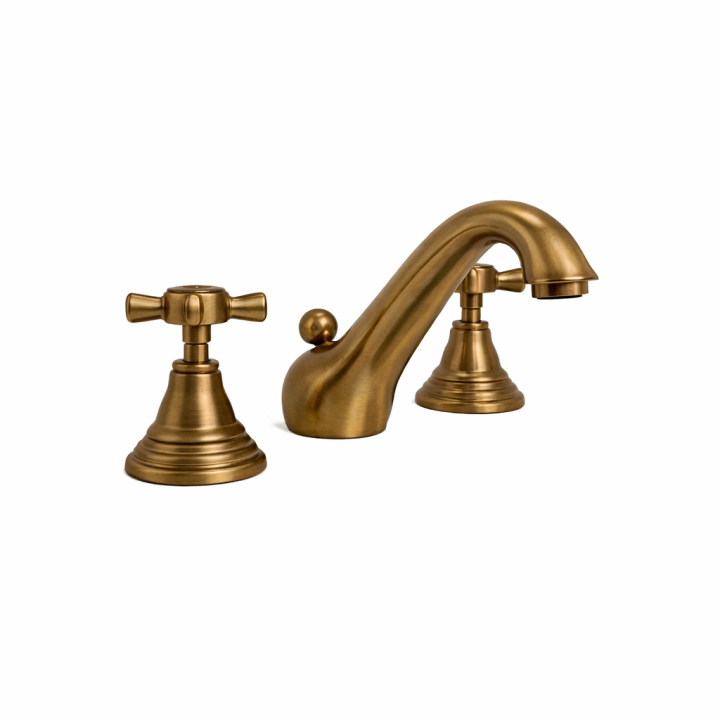 Wasserhahn aus massivem Messing - 3002 Waterspring 3-Löcher | Bellistri ApS