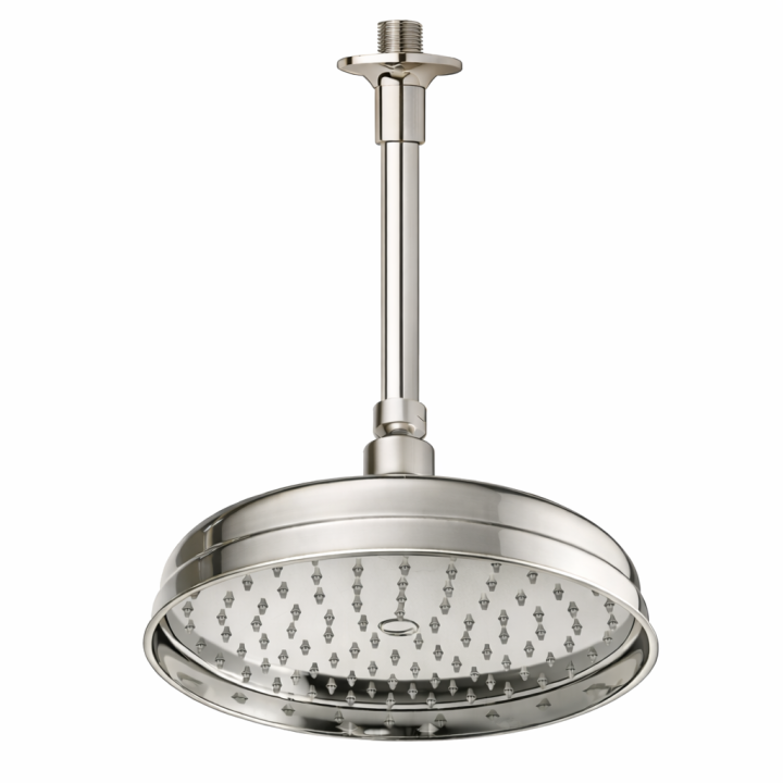 Pomme de douche Ø 200 mm montée au plafond Système anti-calcaire | Bellistri ApS