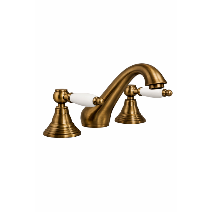 Смеситель из цельной латуни - 3002 Penelope 3-отверстия | Bellistri ApS