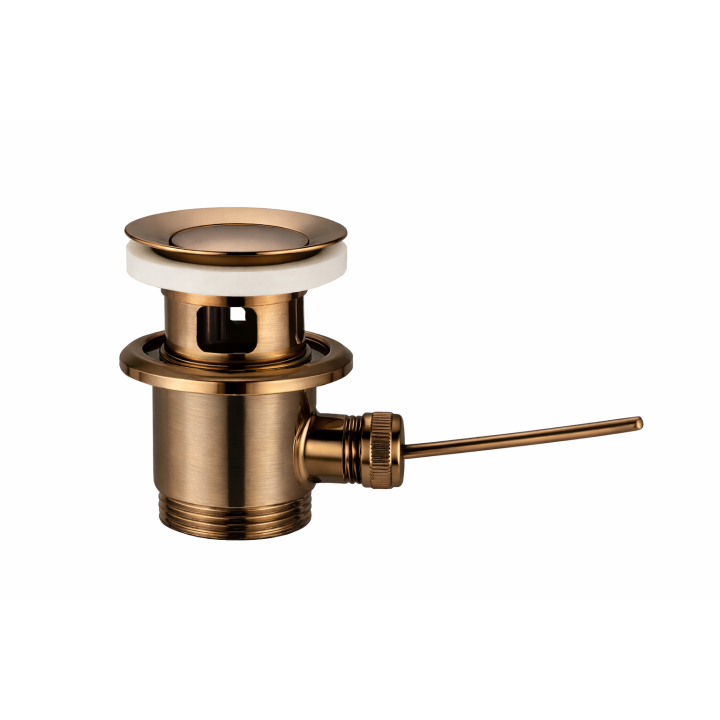 Válvula de desagüe elevable en latón macizo – Elegante y funcional
