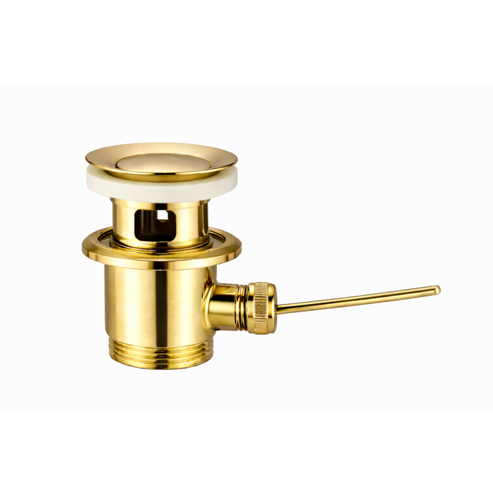 Válvula de desagüe elevable en latón macizo – Elegante y funcional