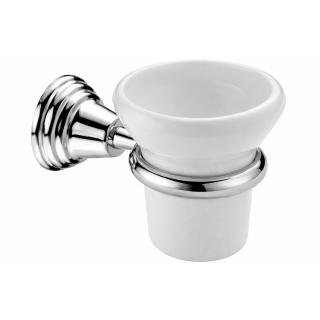 Canova Toothbrush Holder CA142 — Porcelain Wall-Mounted Cup