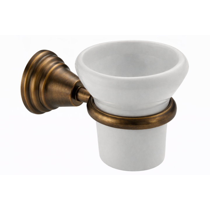 Canova Zahnbürstenhalter CA142 — Porzellan-Wandbecher