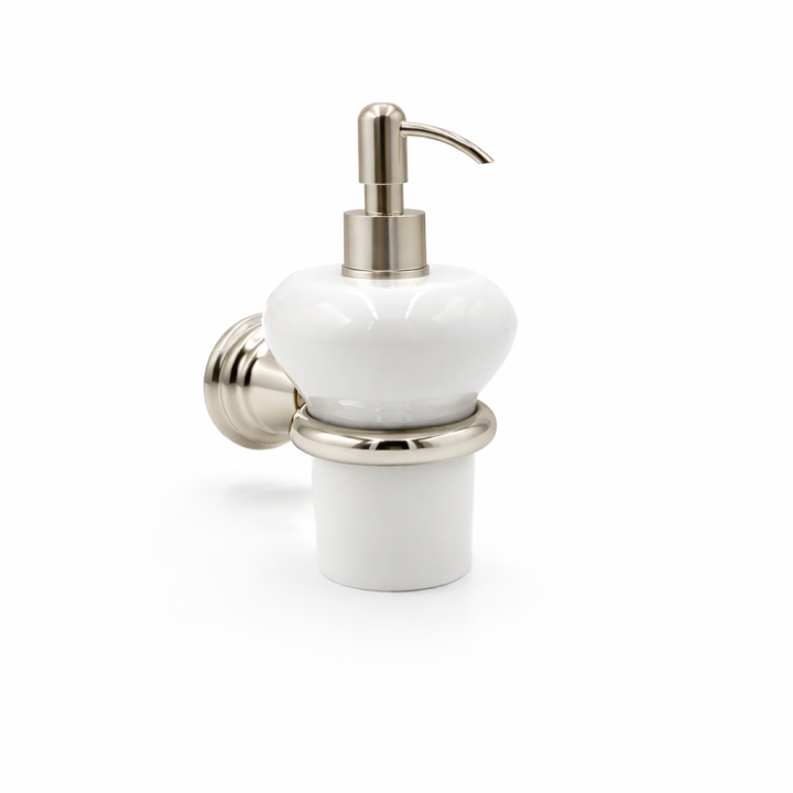Portadispenser sapone Canova in porcellana CA128 | Da parete