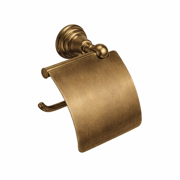 Canova Toalettpappershållare med Lock CA236 | Klassisk Täckt Hållare