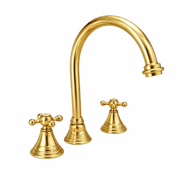 Solid brass tap - 6004 Ulisse 3 holes | Bellistri ApS