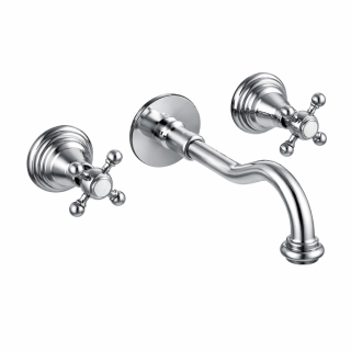 Wasserhahn aus massivem Messing - 6018 Ulisse zur Wandmontage | Bellistri ApS