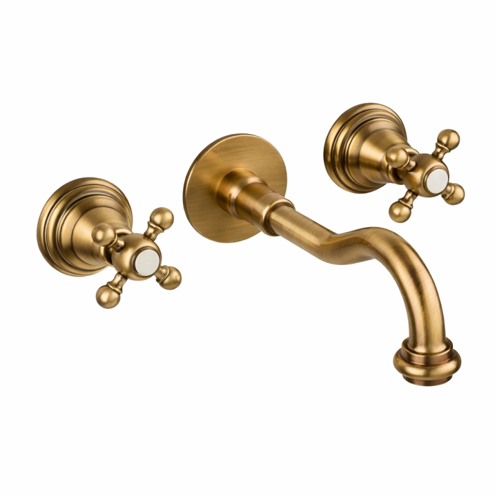 Grifo de latón macizo - 6018 Ulisse para montaje en pared | Bellistri ApS