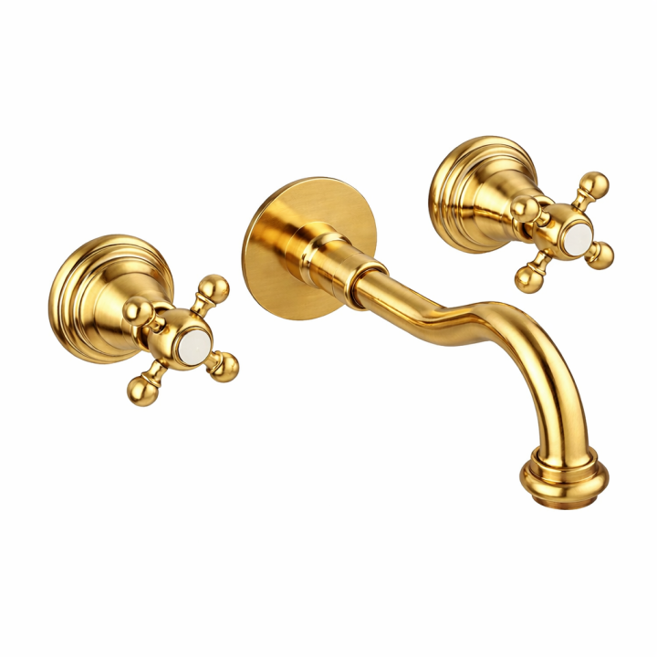 Wasserhahn aus massivem Messing - 6018 Ulisse zur Wandmontage | Bellistri ApS