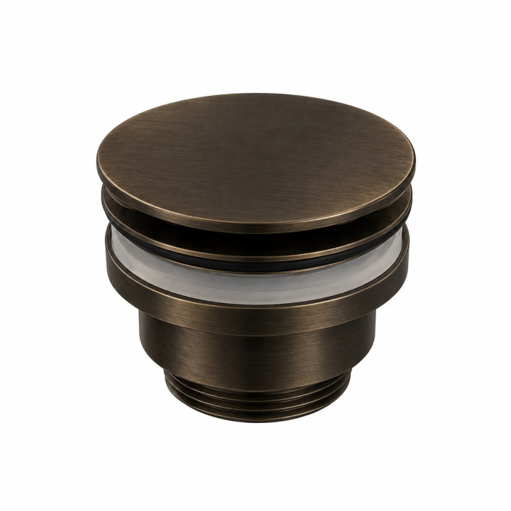 Pop-Up Waste 1¼″ in Solid Brass – Click-Clack