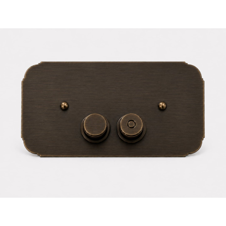 Dual Flush Plate Firenze | Solid Brass for Geberit