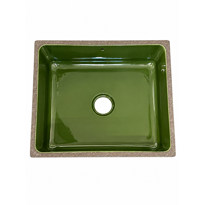 Lavastein-Waschbecken Potato Tomato 52 × 42 cm | Bellistri
