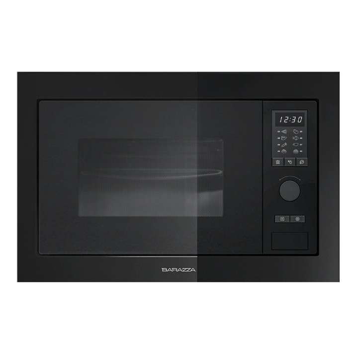 Microondas integrable Barazza 1MOGN de cristal negro