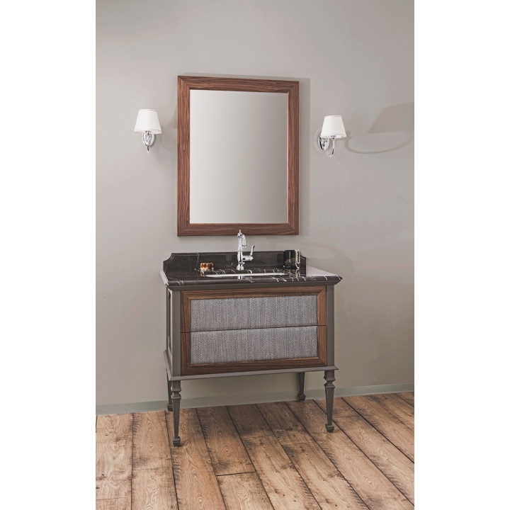 Atelier 96 cm RAL bathroom vanity with ceramic countertop ba