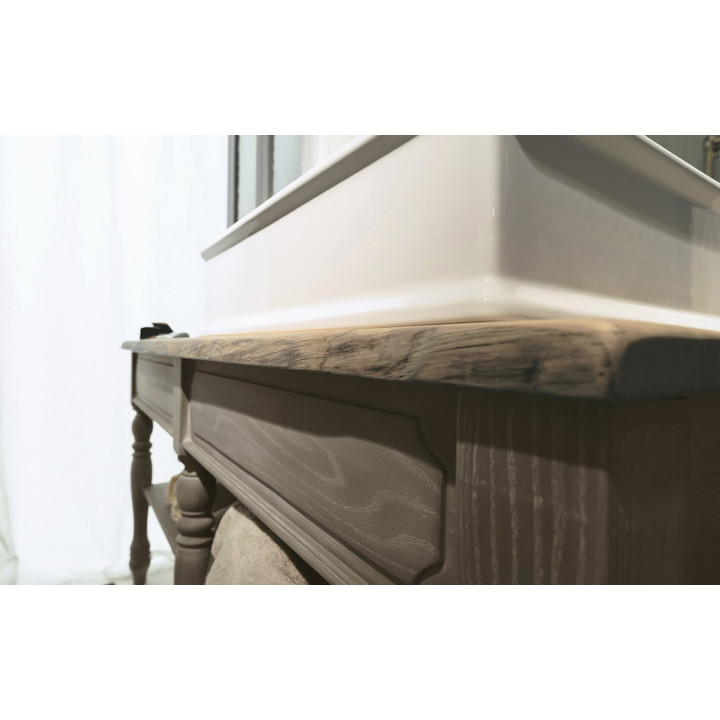 Provenzale 70 cm Badmöbel mit Keramik-Aufsatzbecken