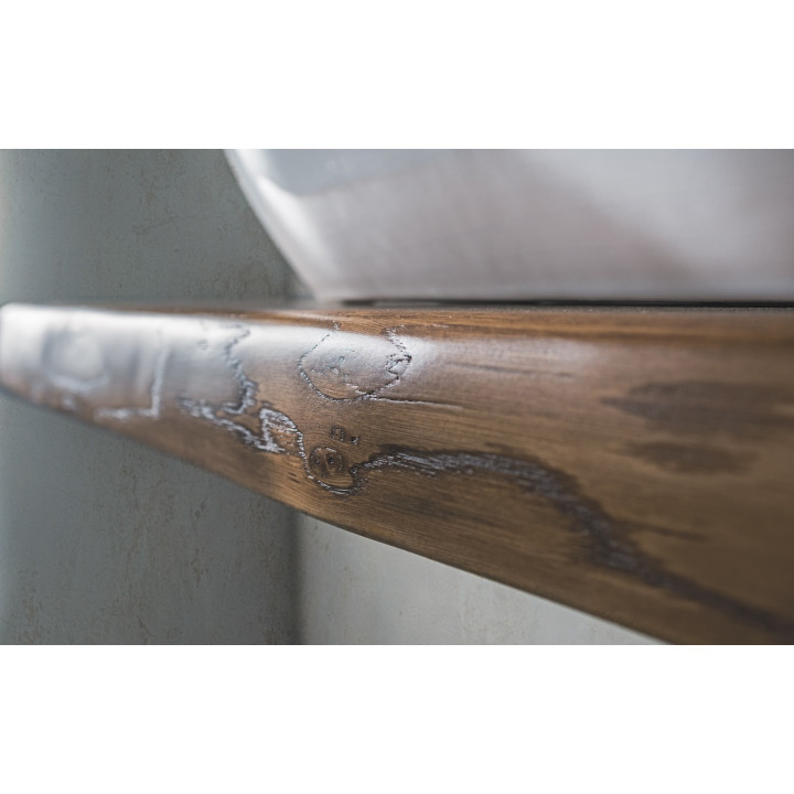 Wood 110/160 cm meuble de salle de bains avec vasque BOWL