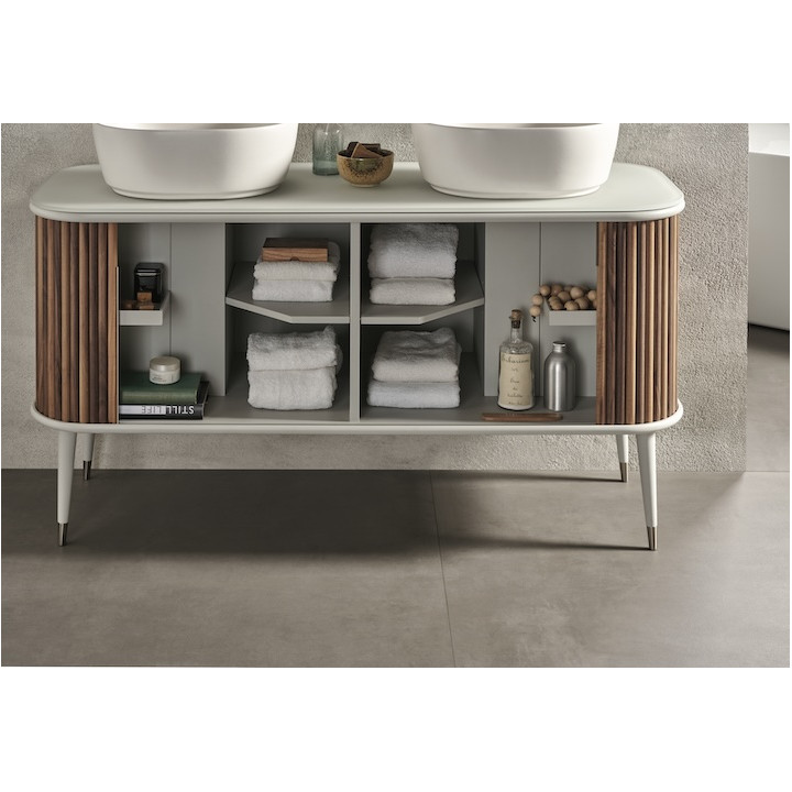 Mobile bagno Empire in noce | 110 o 140 cm