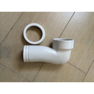 Coude de toilette 90 degrés