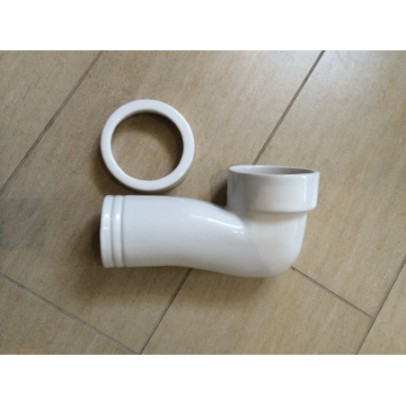 Curvatura del tubo di scarico 90 Gradi